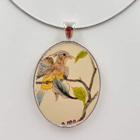 Oval Vintage Oriental Pendant No.2