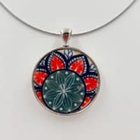 Round Casa Bohemian china Pendant
