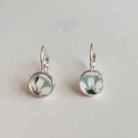 Vintage Crownford china earrings
