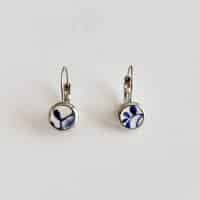 Vintage Johnson Brothers china earrings