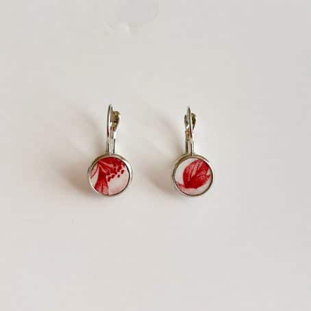 Vintage Churchill china earrings